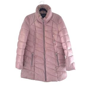 Marc New York Puffer Coat Blush Pink Mauve Winter Jacket No Hood L